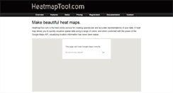 Desktop Screenshot of heatmaptool.com