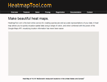 Tablet Screenshot of heatmaptool.com